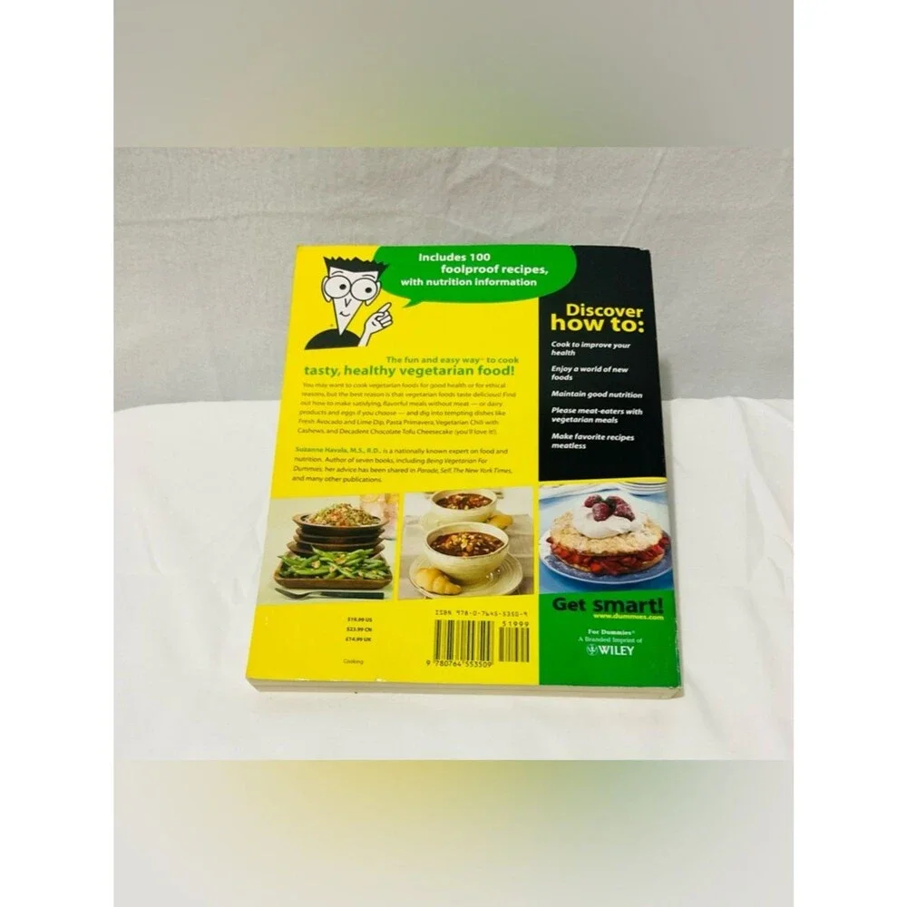 Vegetarian Cooking For - Yellow/Black Cover Cookbook